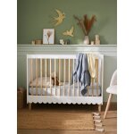 Lit b�b� �volutif ligne feston blanc