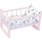 Lit bercelonnette poup�e 40 cm panda rose