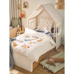 Lit enfant cabane 90x190cm blanc