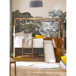 Lit enfant cabane toboggan blanc