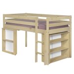 Lit enfant combin avec matelas bois massif davon bois