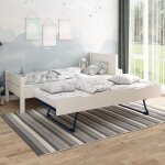 Lit enfant et lit gigogne pin massif achille blanc