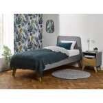 Lit enfant origine gris & chne