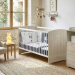 Lit �volutif en bois - smile beige