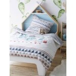 Lit volutif enfant fond rversible ligne tipili rose / bleu