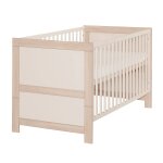 Lit volutif transformable en lit junior momo beige cashmere - chne