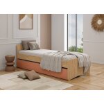Lit gigogne lena terracotta