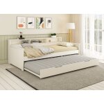 Lit gigogne avec rangement oliver blanc