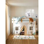 Lit mezzanine mi - hauteur enfant everest blanc / bois Lit mezzanine mi - hauteur enfant everest blanc / bois