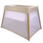 Lit parapluie b�b� de voyage pliable pure white beige