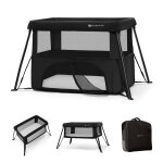 Lit parapluie kinderkraft cami 3 en 1 compact et l�ger avec sommier r�glable, parc enfant et sac � dos ...