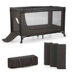 Lit parapluie pliant pour bebe lit de voyage et parc black