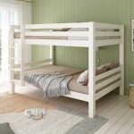 Lit superpos� h160 s�parable extra - solide en bois massif hercule blanc