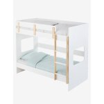 Lits superposs ligne everest blanc / bois