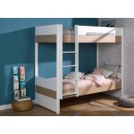 Lit superpos� nomade blanc & ch�ne