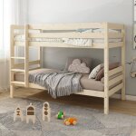 Lit superposé en pin massif isidore bois Lit superposé en pin massif isidore bois