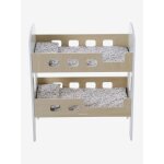 Lit superpos pour poupon en bois fsc blanc