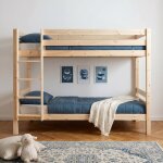 Lit superpos� s�parable pin massif naturel armance & faustin bois naturel