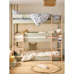 Lit superpos� triple complice 90x200cm vert d'eau