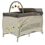 Lit de voyage complet avec arbre beige