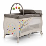 Lit de voyage complet avec arbre beige