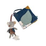 Livre d'activit�s b�b� - tissu bleu