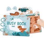 Livre d'activit�s busy book les dinos multicolore