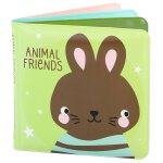 Livre de bain pour enfant les amis animaux vert