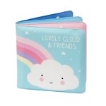 Livre de bain pour enfant lovely cloud et ses amis bleu