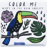 Livre de bain qui est dans la for�t tropicale ? vert, noir, blanc