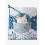 Livre bb d'veil + peluches en velours fort enchante multicolore