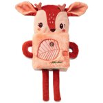 Livre doudou joe orange, bleu, saumon