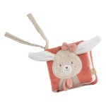 Livre d'�veil b�b� en coton bio - petit soleil rose
