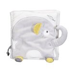 Livre d'eveil en polyester - babyfan gris