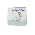Livre d'�veil en tissu ecru