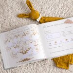 Livre de naissance bb vert