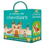 Livre et puzzle les chevaliers bleu