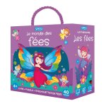 Livre et puzzle les f�es violet