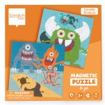 Livre de puzzle magn�tique - monstre multicolor
