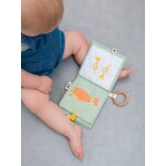 Livre en tissu - 4 animaux - multicolore