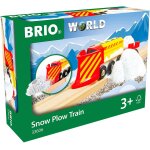 Locomotive chasse neige rouge