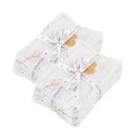 Lot de 12 lingettes lavables coton bio fort