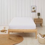 Lot de 2 al�ses int�grales anti - punaises de lit blanc