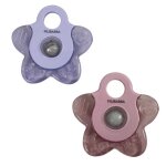 Lot de 2 anneaux de dentition rfrigrants toiles rose