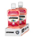 Lot de 2 bain de bouche enfant : (500 ml x 2) fra�cheur et protection dentaire - d�s 6 ans multicolore ...