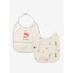 Lot 2 bavoirs b�b� plastifi�s bord de mer