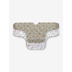 Lot de 2 bavoirs manches longues l�ssig little forest renard - vert ol