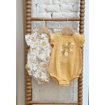 Lot de 2 bodies b�b� bloomer ciao milano jaune