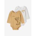 Lot de 2 bodies b�b� gar�on le roi lion curry