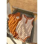 Lot de 2 bodies bébé sans manches en Éponge mio camel Lot de 2 bodies bébé sans manches en Éponge mio camel